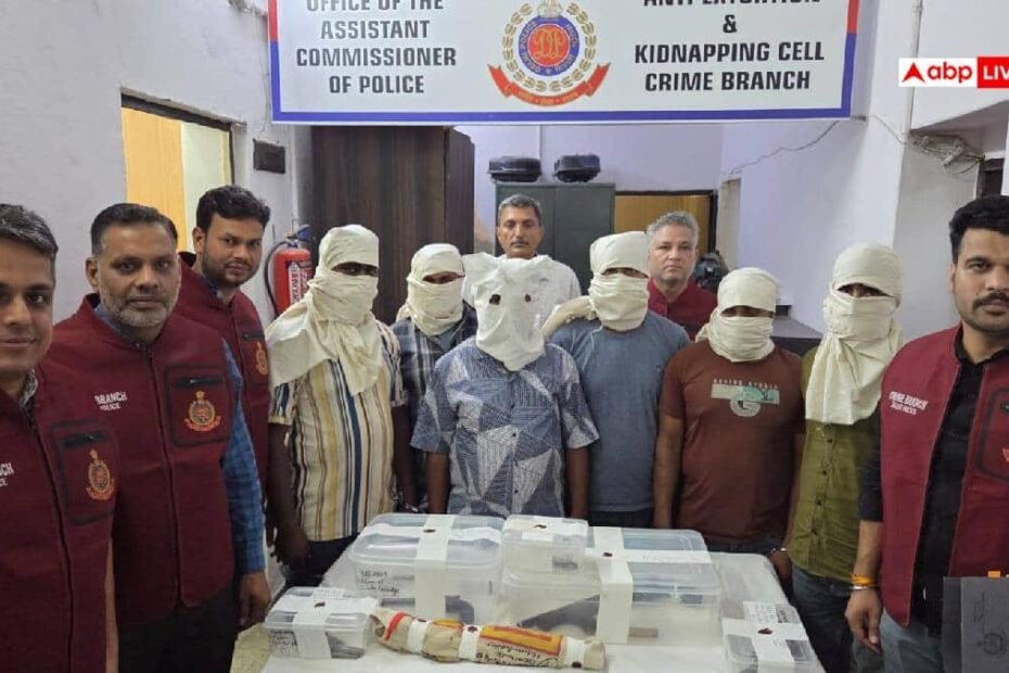 दिल्ली-क्राइम-ब्रांच-और-बांग्लादेशी-डकैत-गैंग-के-बीच-देर-रात-मुठभेड़,-6-कुख्यात-बदमाश-गिरफ्तार