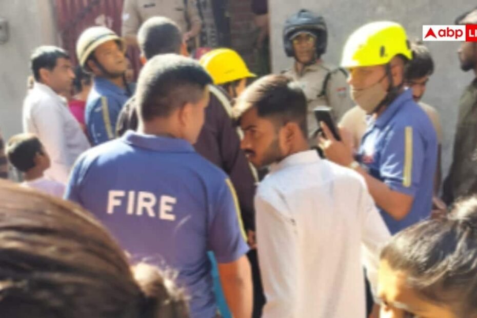 रुद्रपुर-में-आग-लगने-के-बाद-सिलेंडर-ब्लास्ट,-हादसे-में-5-लोग-झुलसे,-एक-महिला-की-हालत-गंभीर