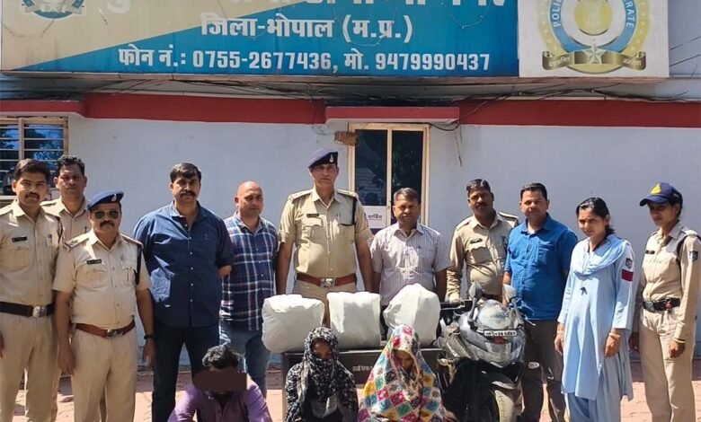 पुलिस-की-गांजा-तस्करों-पर-बड़ी-कार्यवाही,-03-आरोपियो-को-6.285-किलोग्राम-गांजा-के-साथ-किया-गिरफ्तार