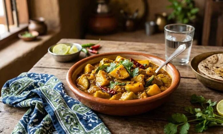 कच्चे-आम-की-चटपटी-सब्ज,गर्मियों-का-स्वाद-बढ़ाने-वाली-आसान-रेसिपी