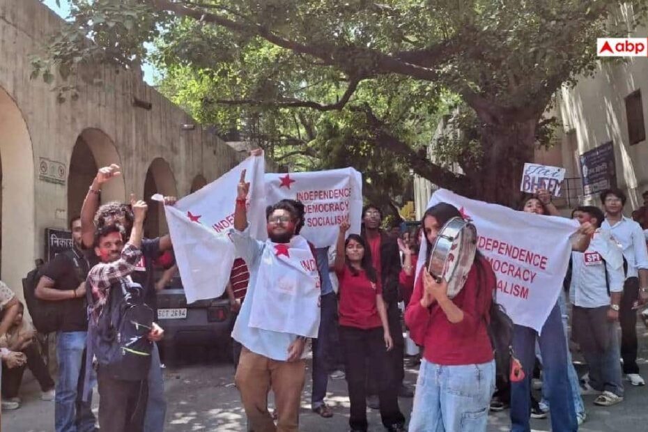 aud-छात्र-परिषद-चुनाव:-aisa-ने-abvp-के-काउंसलर-जीत-के-दावों-पर-उठाए-सवाल,-8-सीटों-के-दावे-को-किया-खारिज