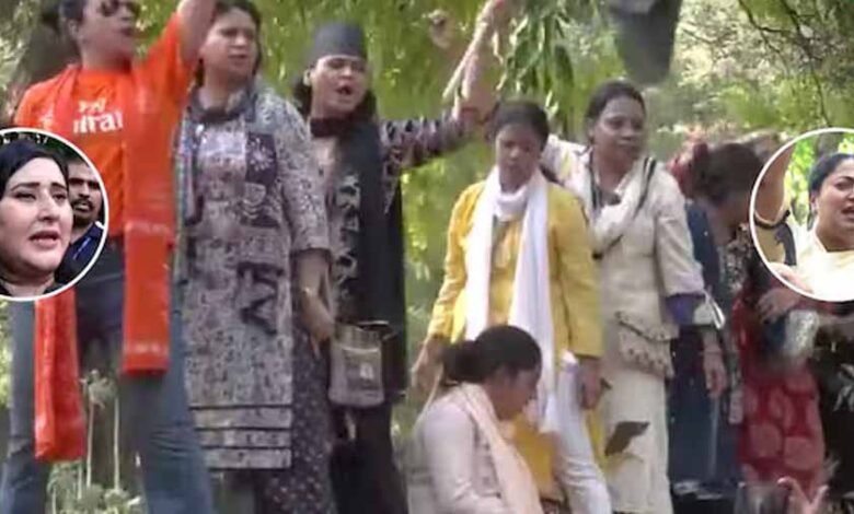 महिला-आरक्षण-बिल-पर-सियासी-घमासान,-दिल्ली-में-भाजपा-का-प्रदर्शन—राहुल-गांधी-के-घर-के-बाहर-विरोध