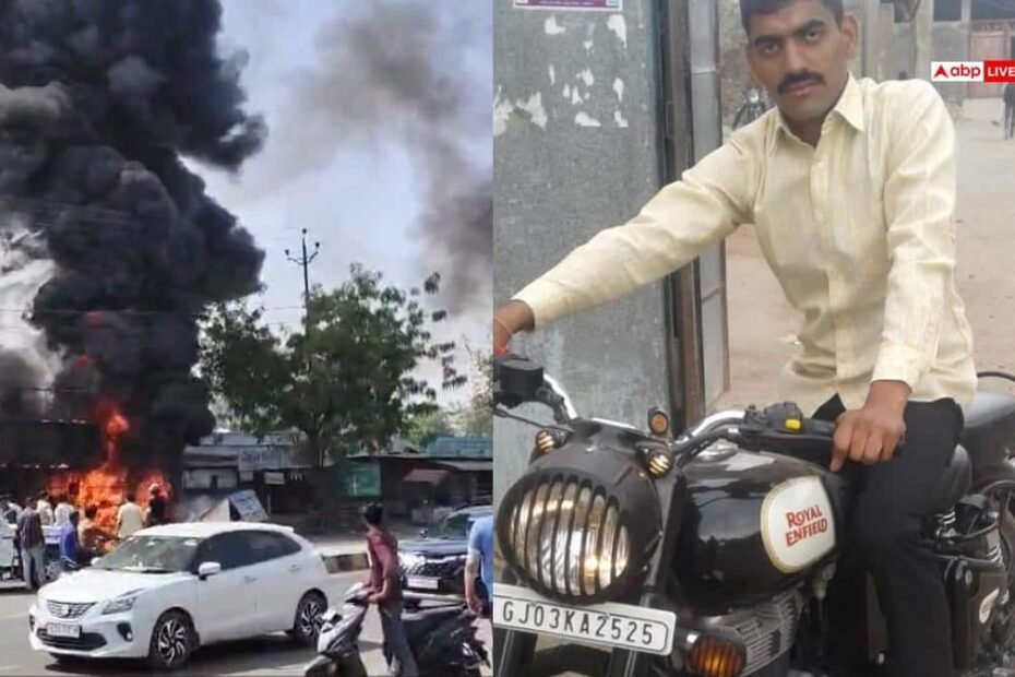 अहमदाबाद:-धंधुका-में-ओवरटेकिंग-को-लेकर-युवक-की-हत्या,-भीड़-ने-फूंकी-दुकानें,-sp-समेत-भारी-फोर्स-तैनात